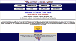 Desktop Screenshot of customteampatch.com